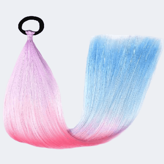 Braid Hair Extensions in Purple Blue