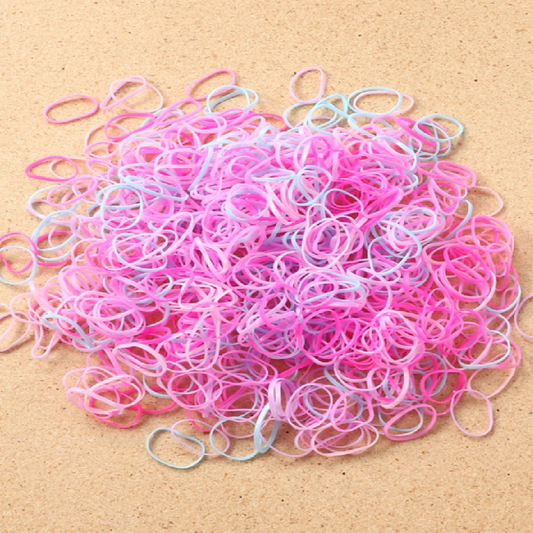 Disposable Hair Ties Neon Pop Colors 1000 pcs