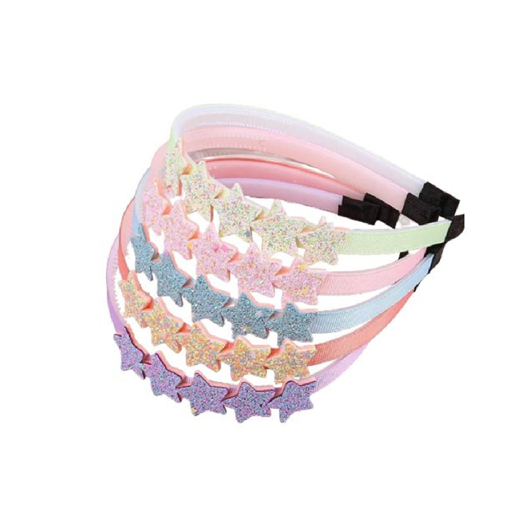 Colorful star-shaped headband