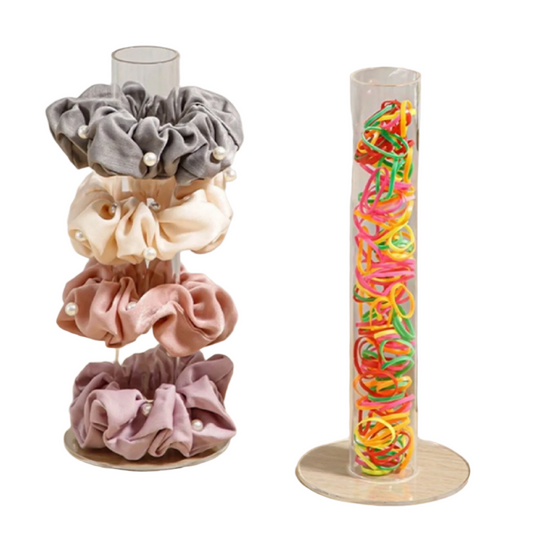 Multi-Hair Accessory Organizer Transparent Display Stand