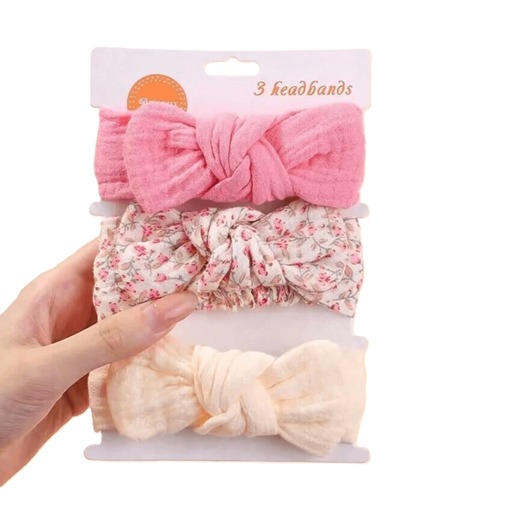 Multicolor Cotton Baby Headbands