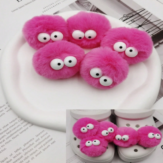 Pink Soft Puff Shoe Add On 1 pc