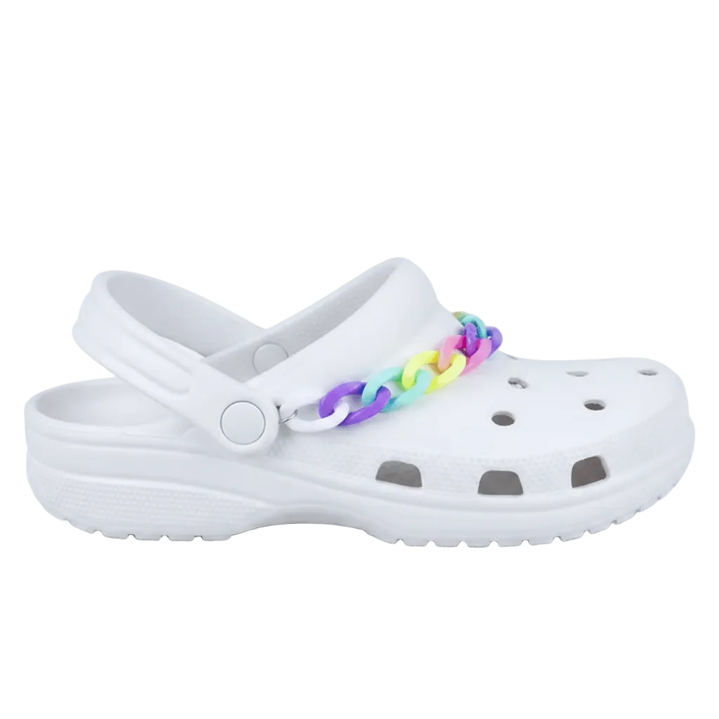 Rainbow Clog Chains
