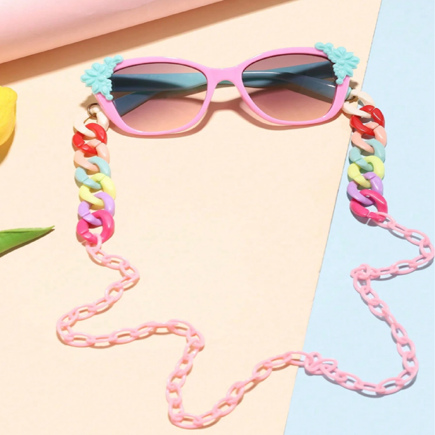 Trendy Fashion Sunglasses Pink Blue LimitedEdition