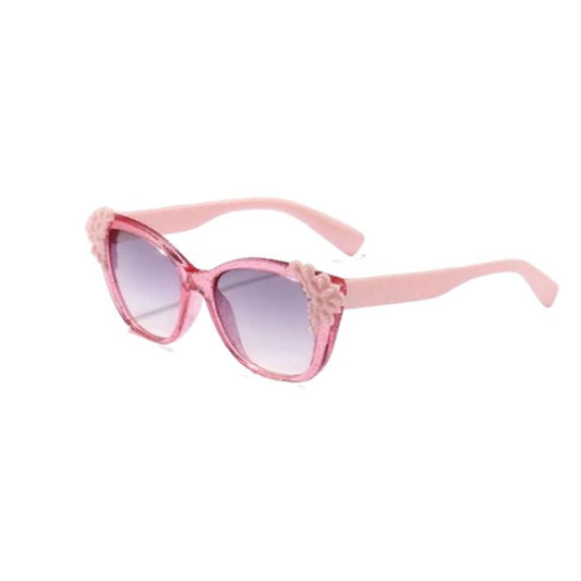 Pink sunglasses with decorative elements