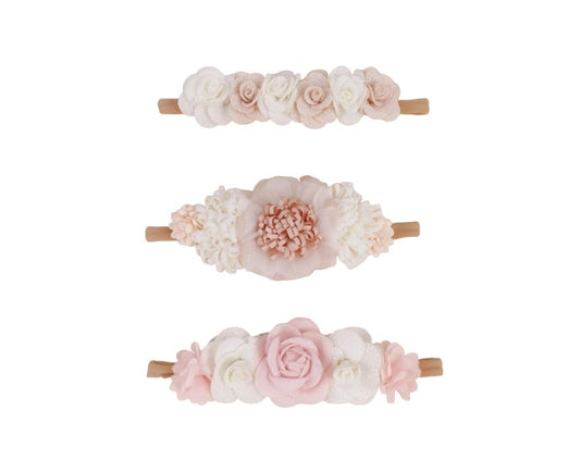 Floral Headbands 3 pcs