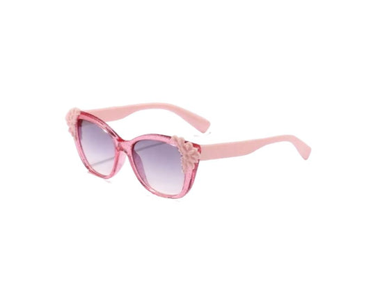 White Corner Glittery Pink Sunglasses 5 pcs