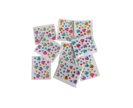 Acrylic Gem Stickers 9 Sheets