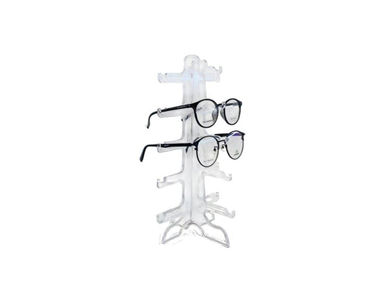 Transparent Sunglasses and Eyeglasses Display Rack