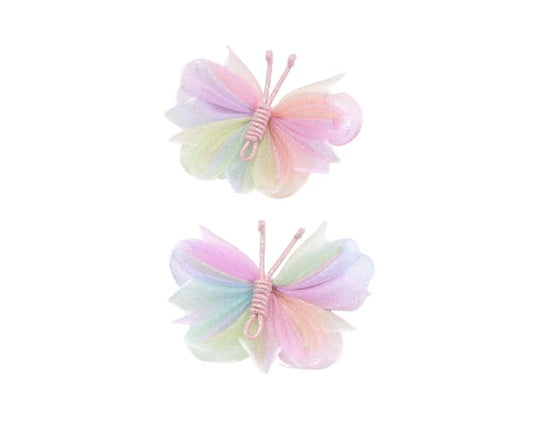 Tulle Butterfly Hair Clips 2 pcs