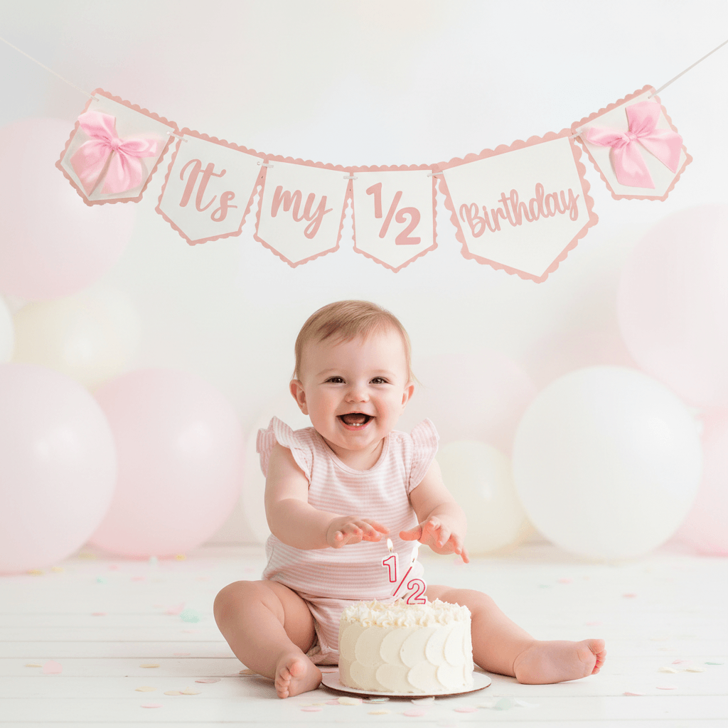 Birthday Banner Half-Way to One