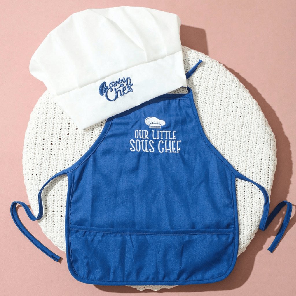 Blue Baby Chef Outfit