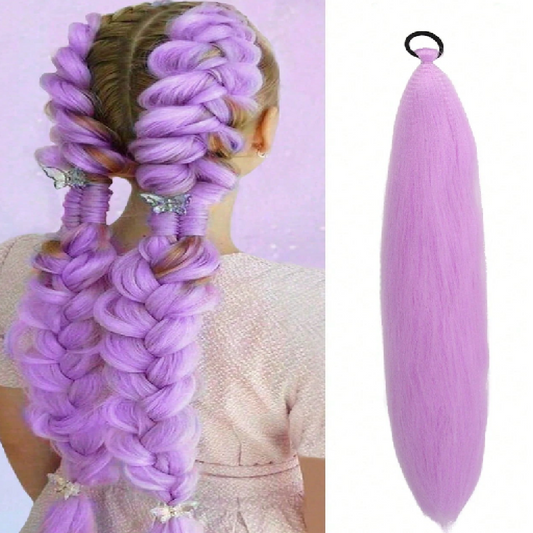 Braid Hair Extensions Mauve Purple 1pc