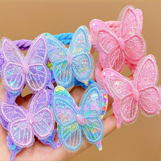 Butterfly Hair Ties – Set of 2
