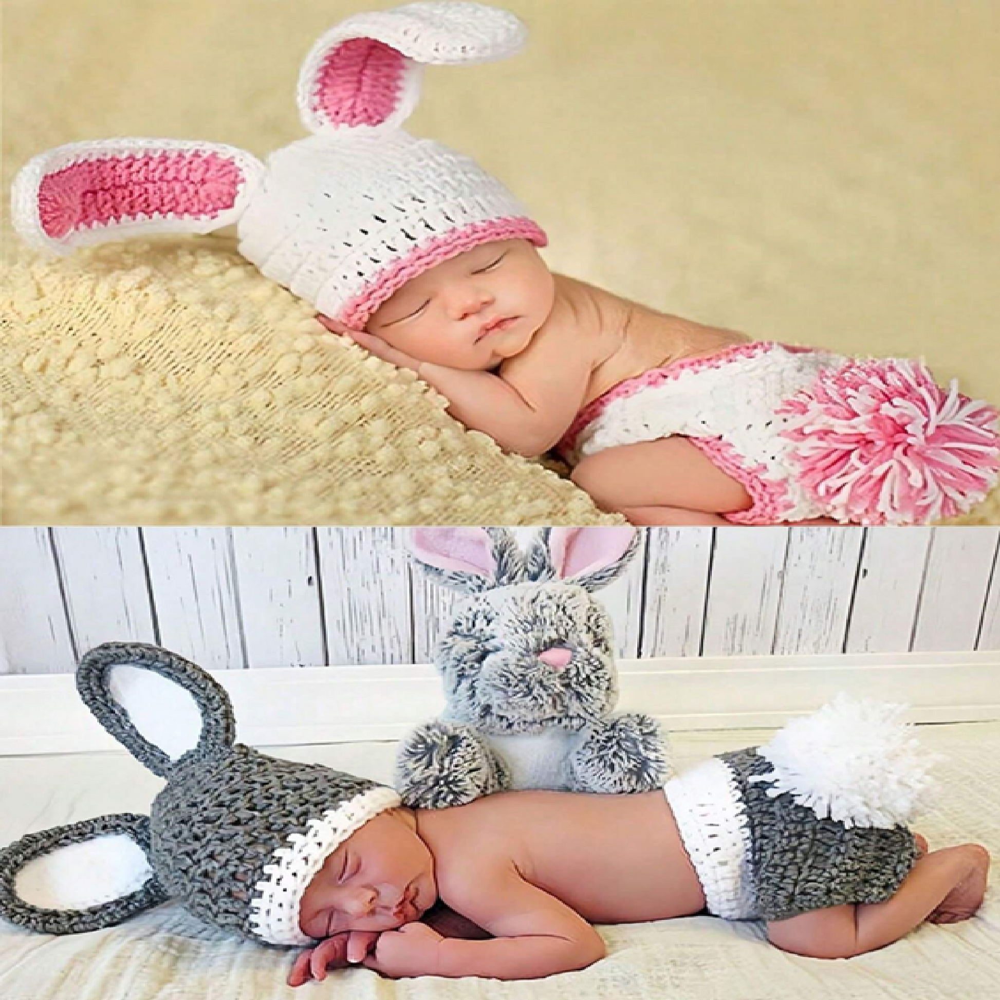 Cartoon Rabbit Baby Photography Suit