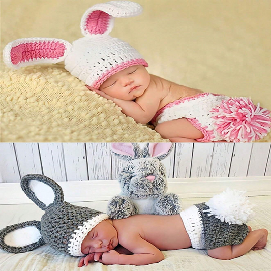 Cartoon Rabbit Baby Photography Suit