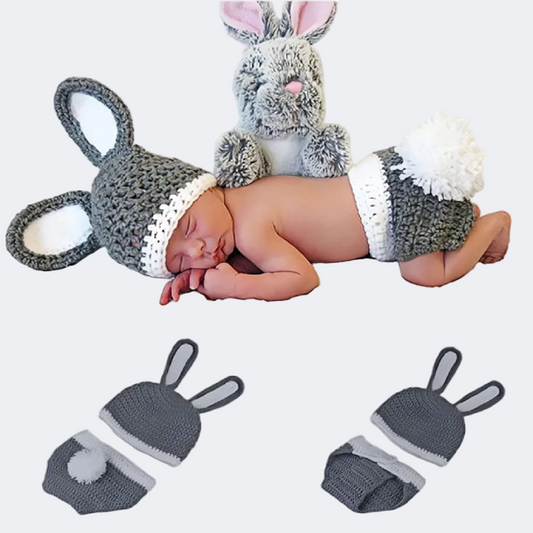Cartoon Rabbit Baby Photography Suit