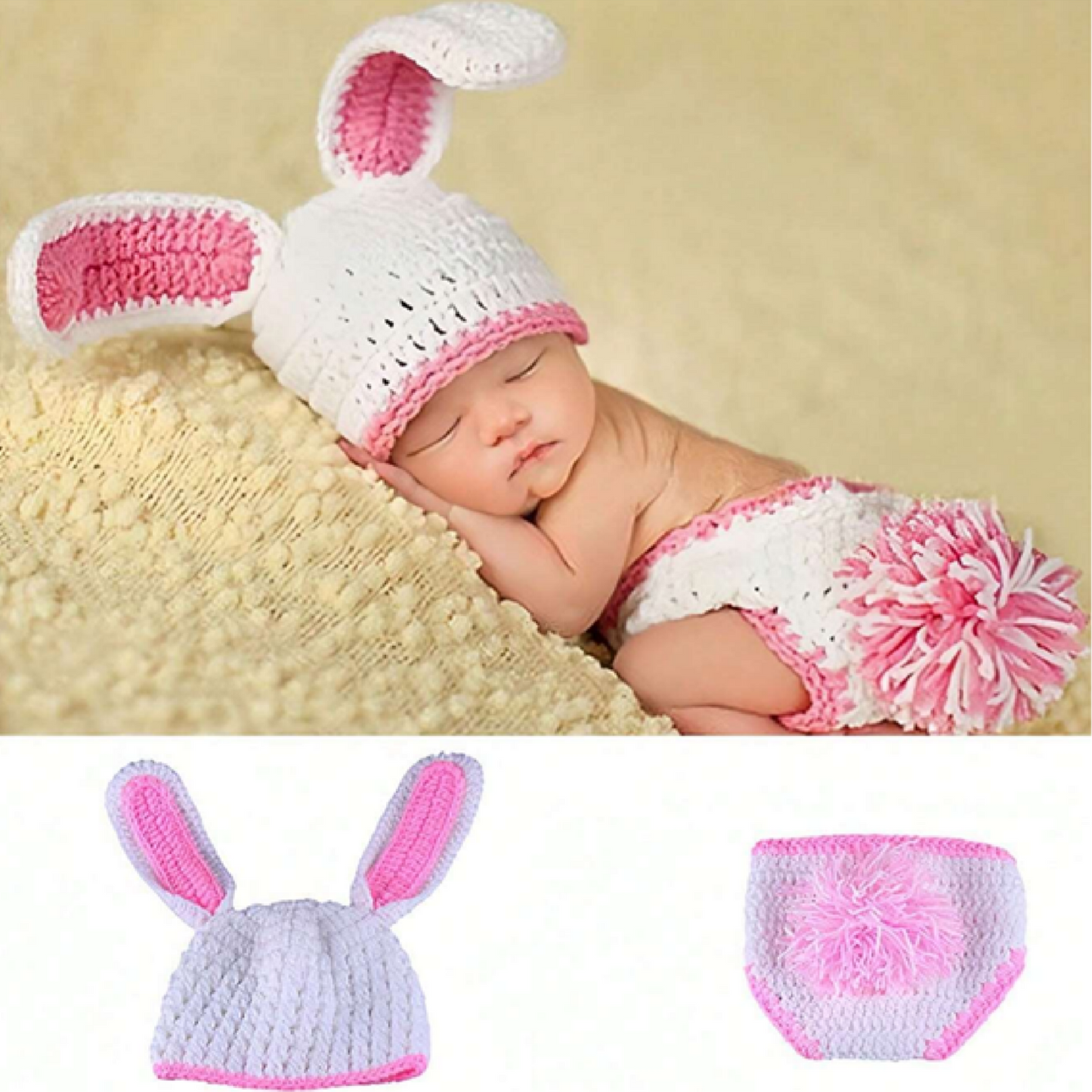 Cartoon Rabbit Baby Photography Suit