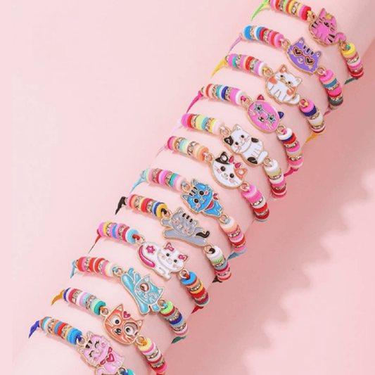 Cat inspired Braided Bracelets