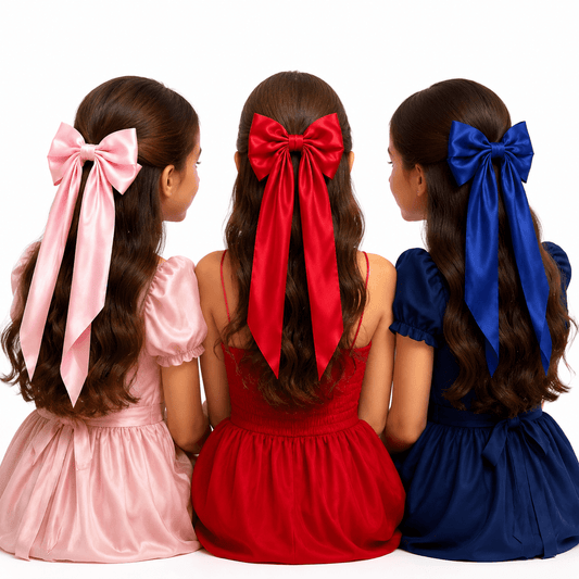 Large Bow Hair Barrette
