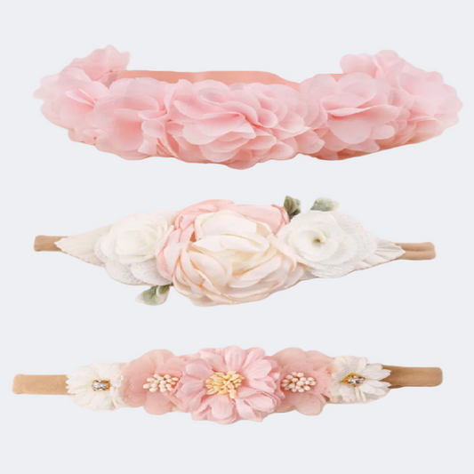 Elastic Floral Headband