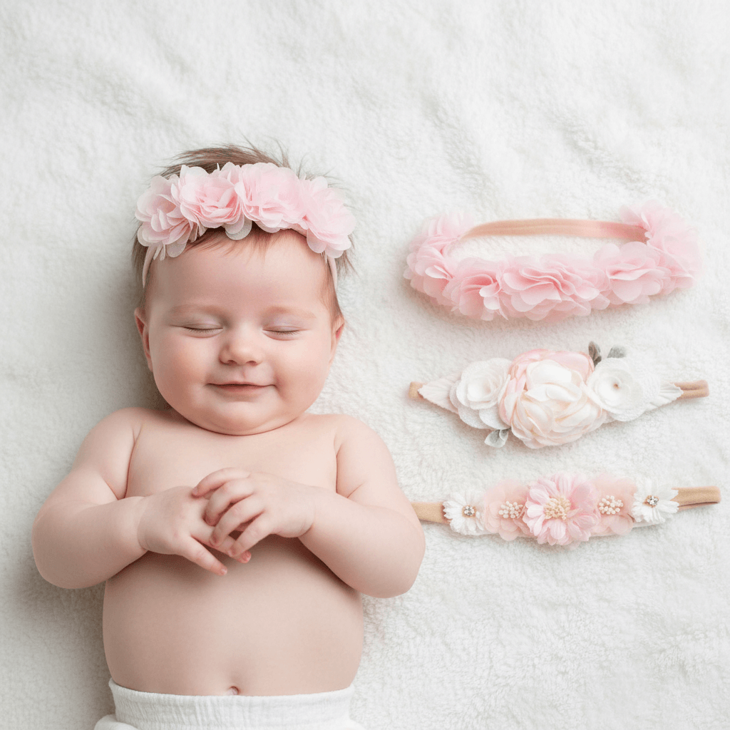 Elastic Floral Headband