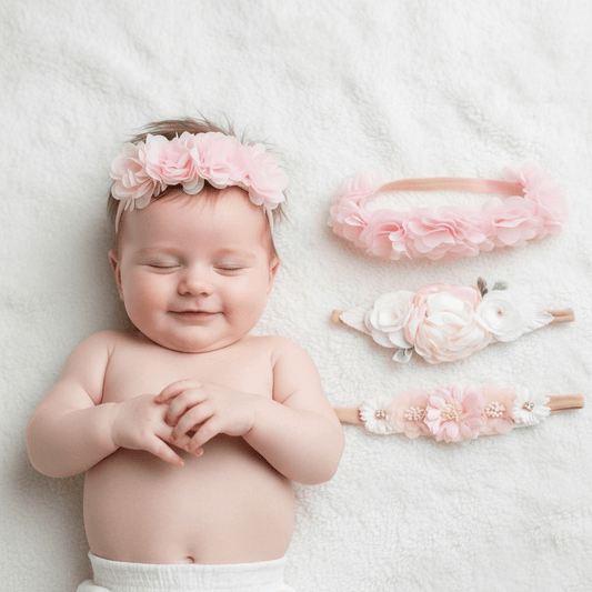 Elastic Floral Headband