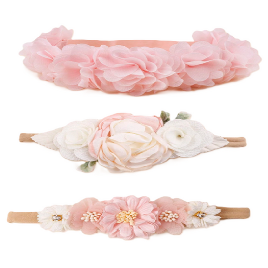 Elastic Floral Headband