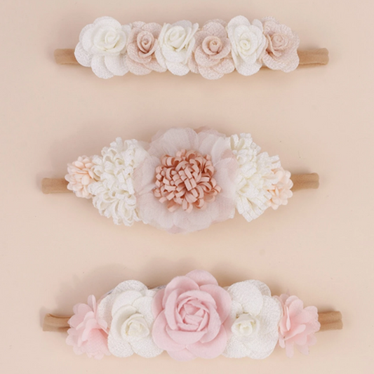 Floral Headbands – 3 pcs