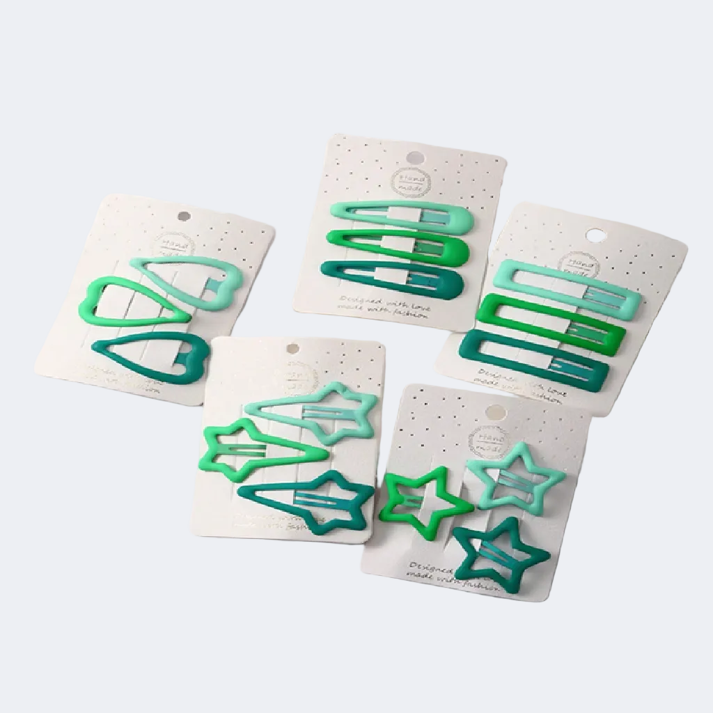 Heart & Star Hair Clips
