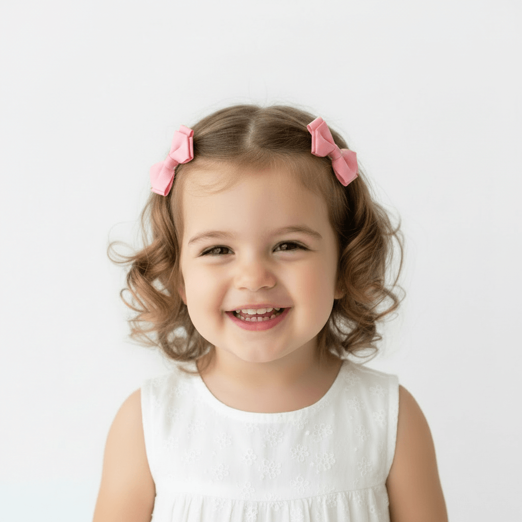 Bow Hair Clips Pair