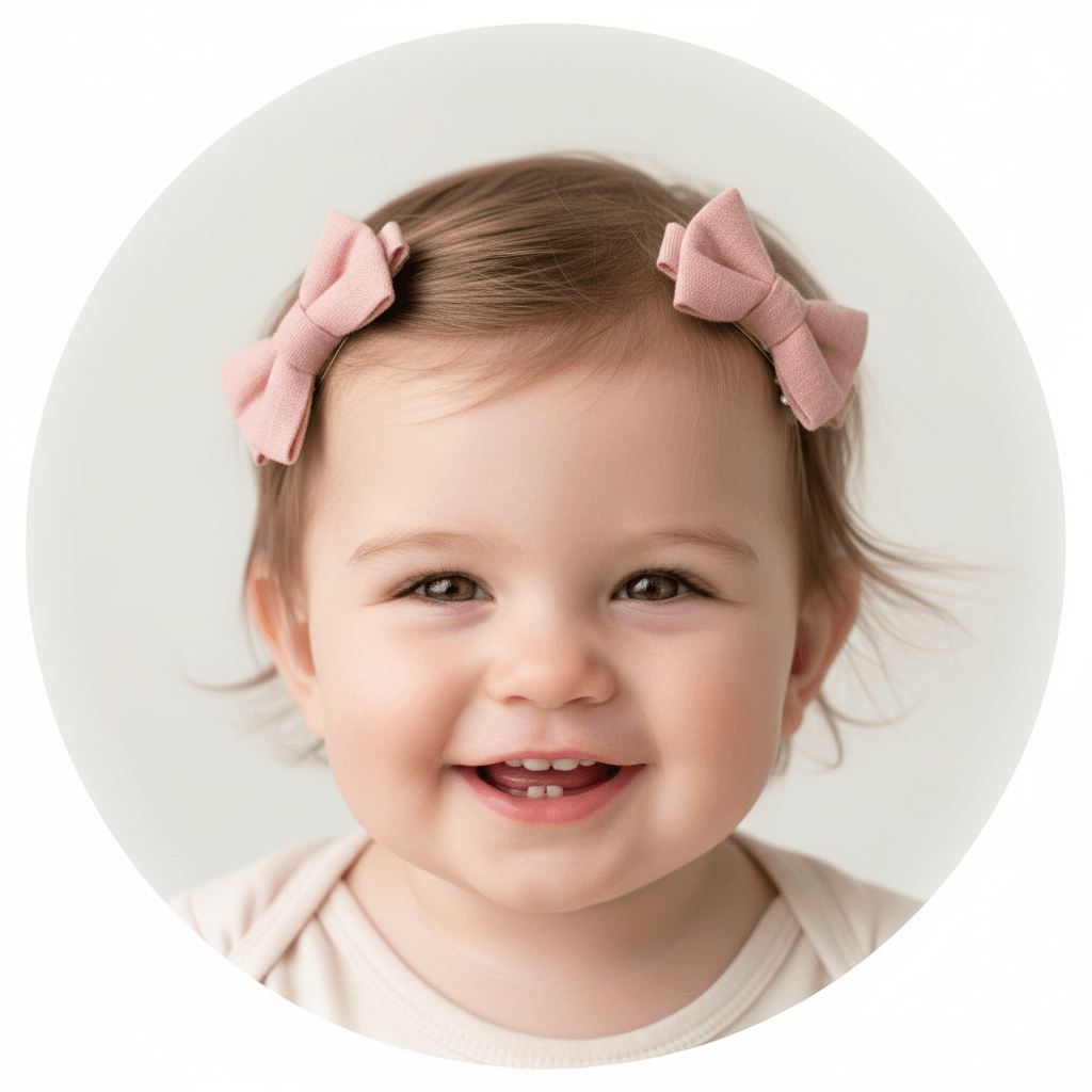 Bow Hair Clips Pair