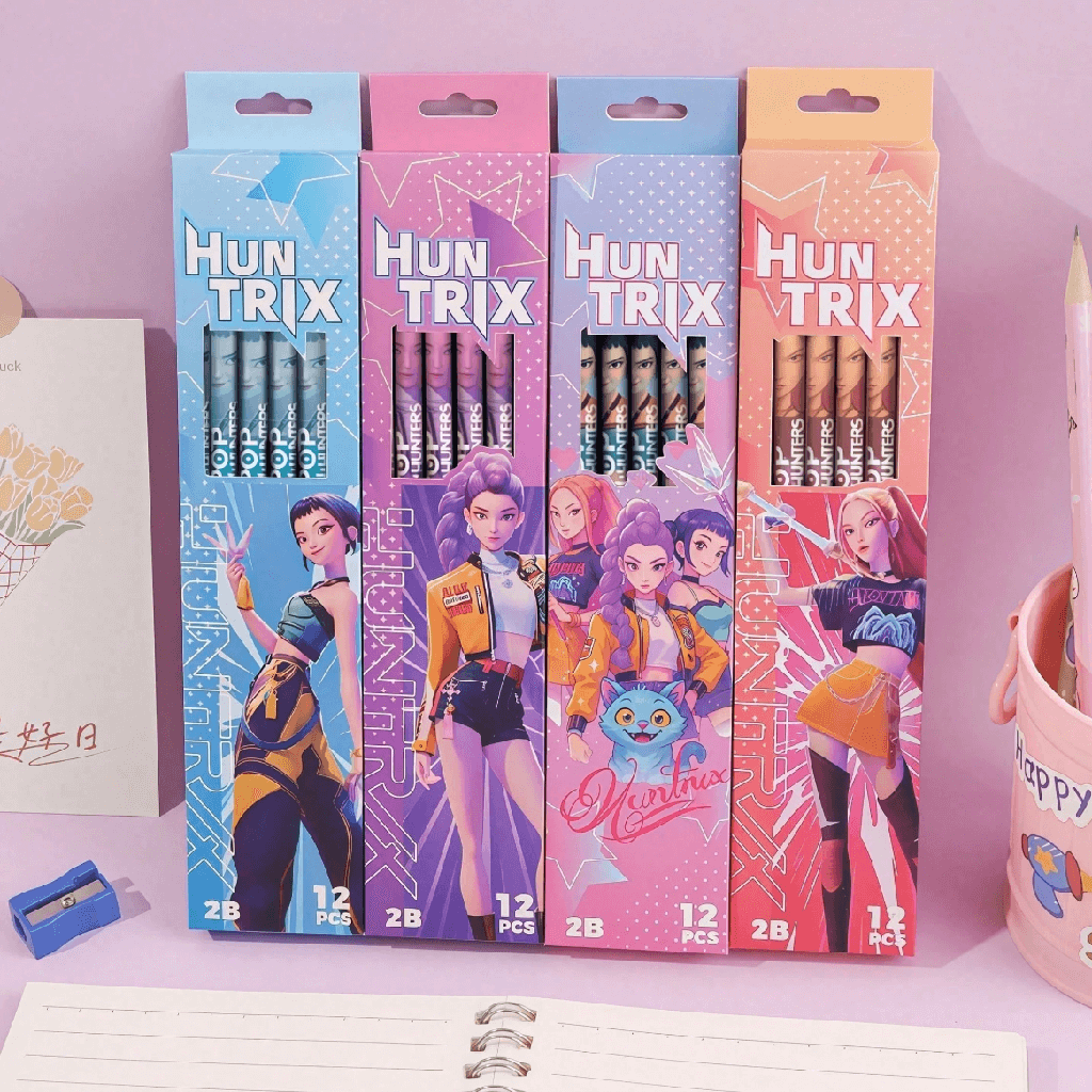 K-POP Pencils and Pencil Sharpener
