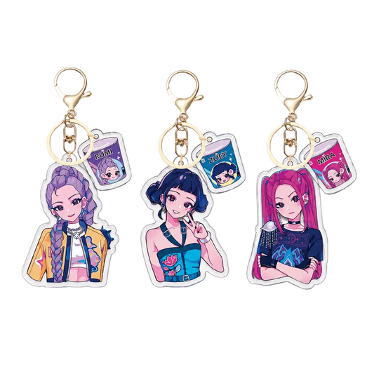 Keychain with an anime-style character