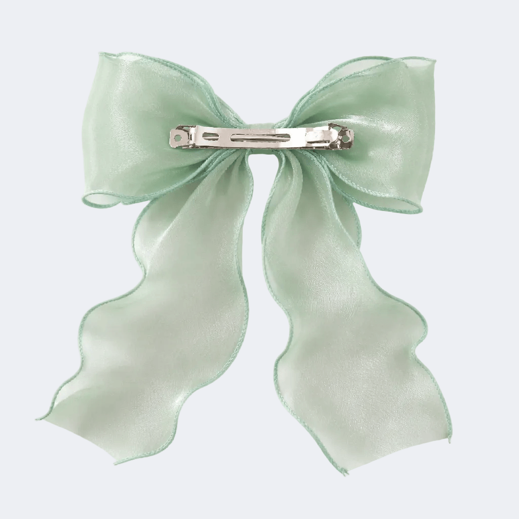 Mesh Bow Hair Clip