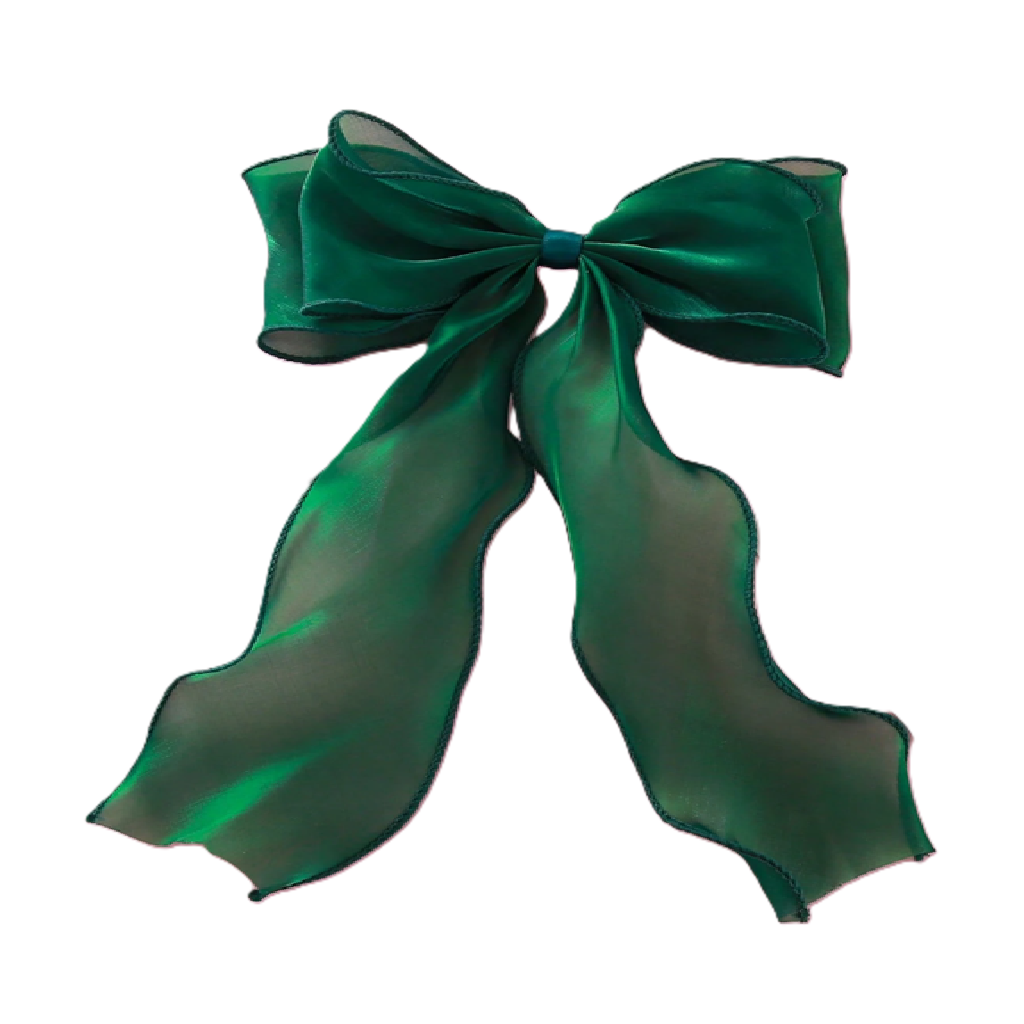 Large green bow 