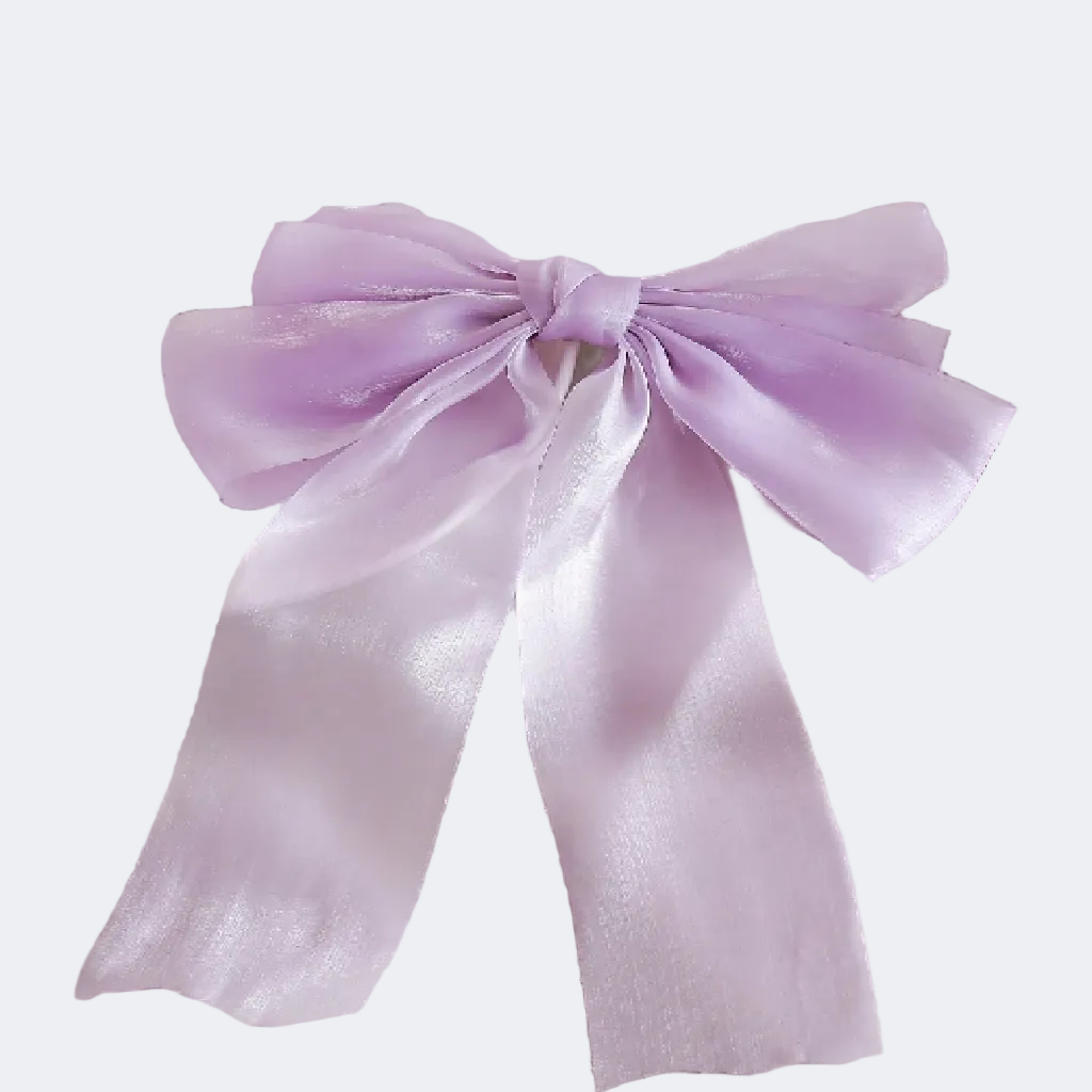 Mesh Bow Hair Clip