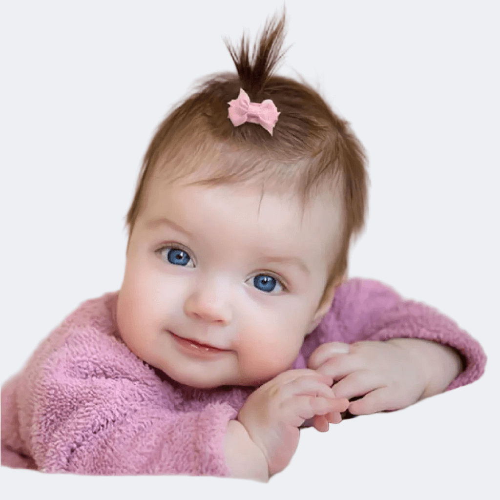 Mini Bow Snap Clips Infant Girls