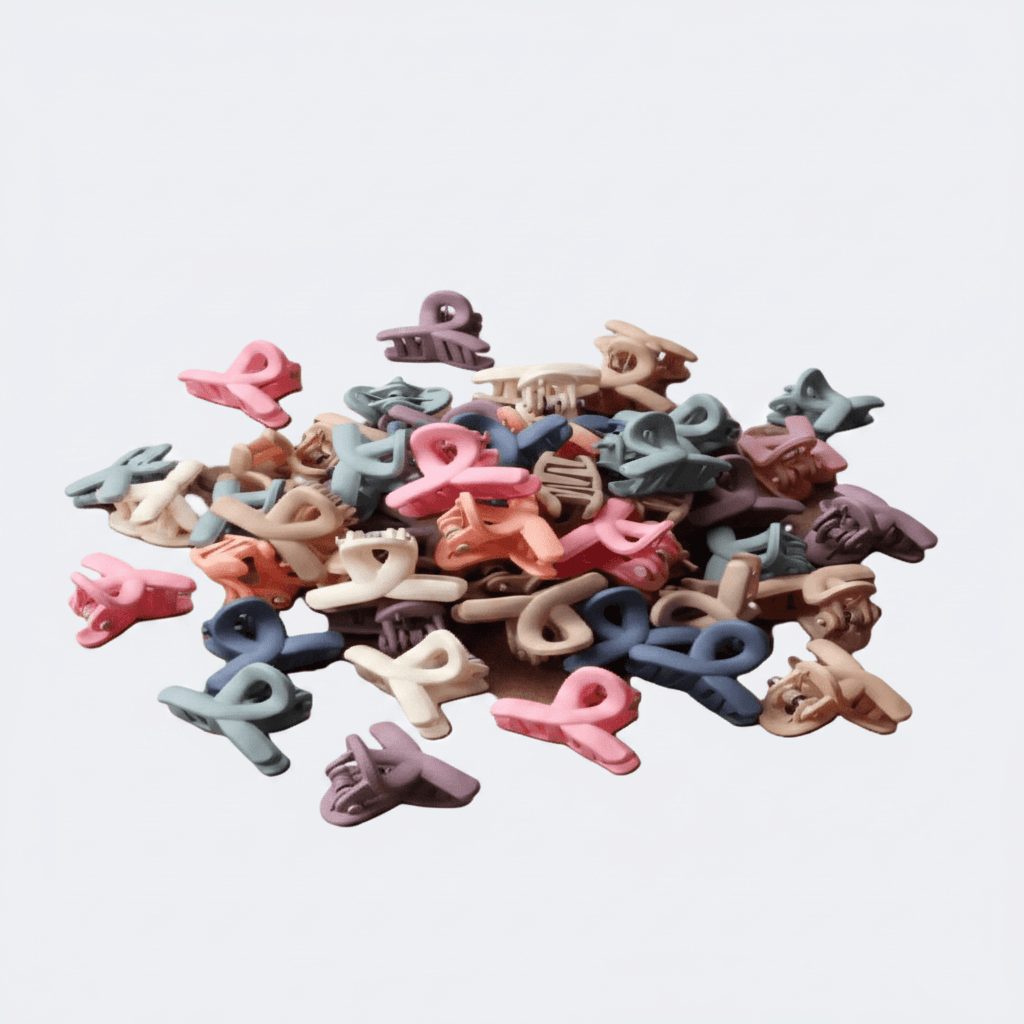 Mini Ribbon Claw Clips