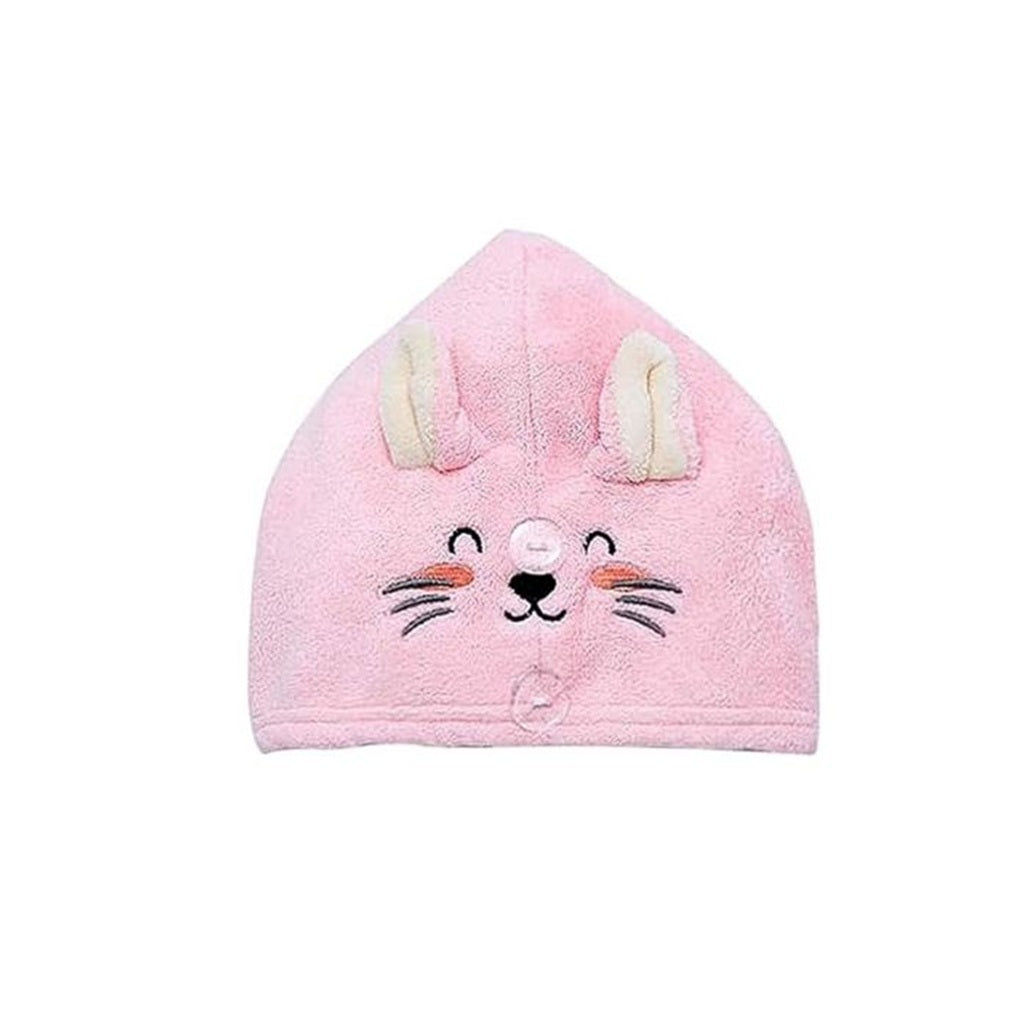 Microfiber Kids Hair Towel in Pink