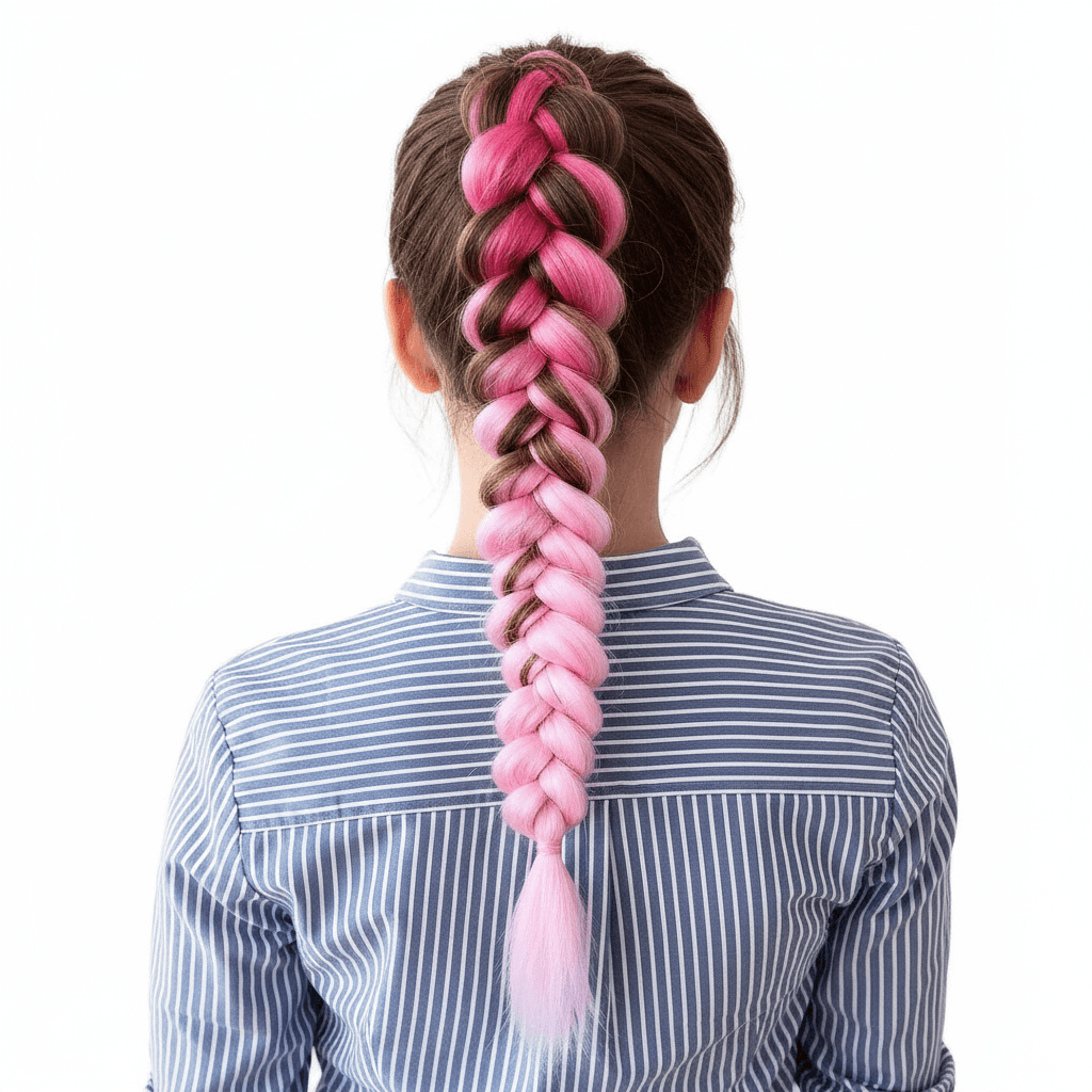 Ponytail Extension in Pink