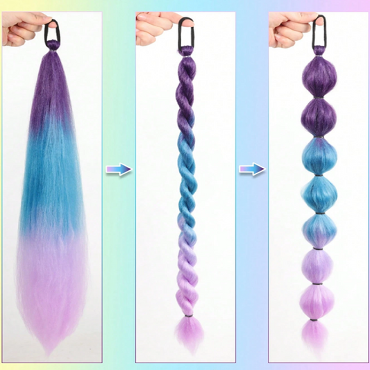 Rainbow Ombre Braid Hair Extension