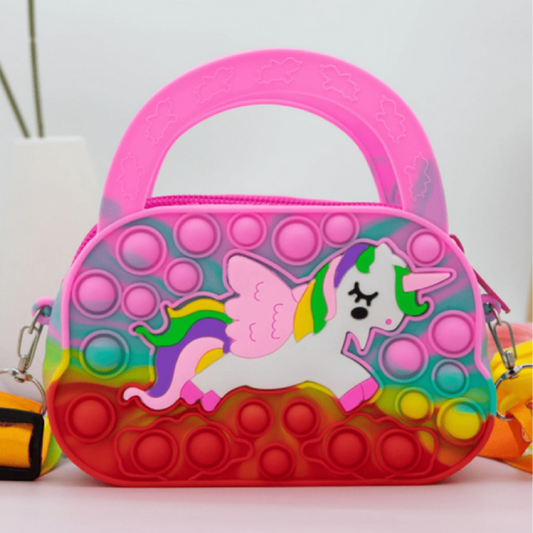 Silicone Crossbody Bag Unicorn Style