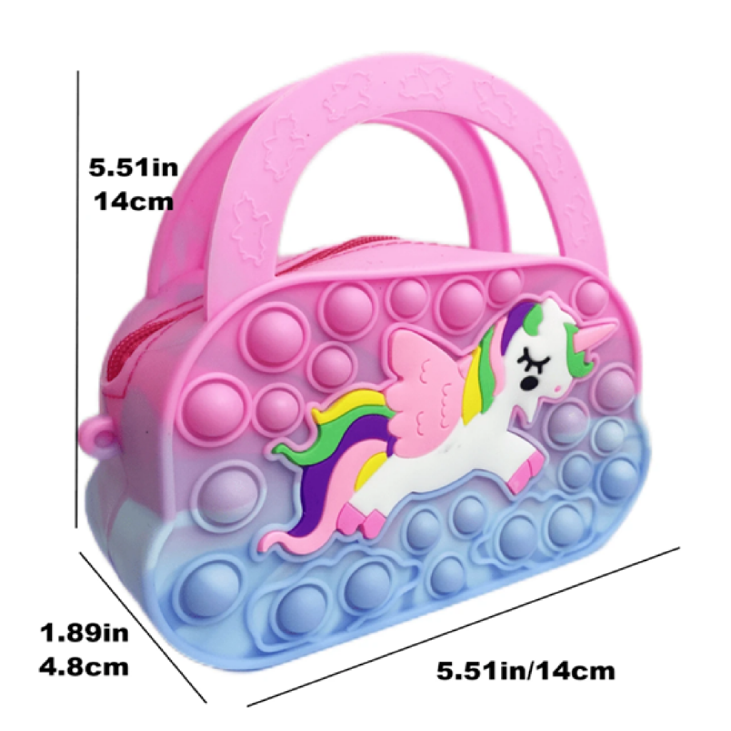 Silicone Crossbody Bag Unicorn Style
