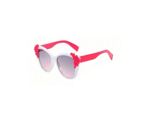 Sunglasses with pink floral 