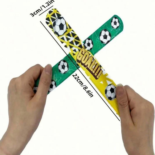 Football slap bracelet