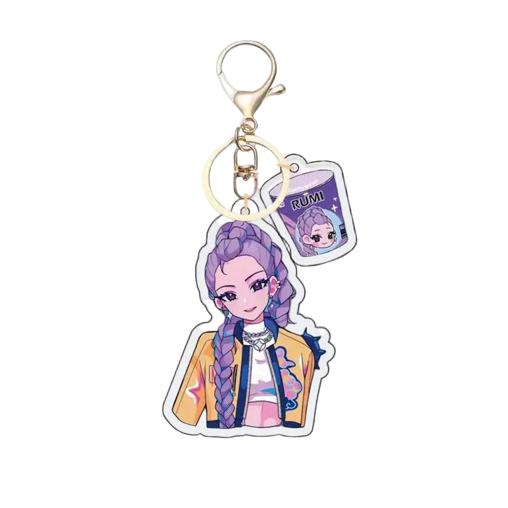 Keychain with an anime-style character
