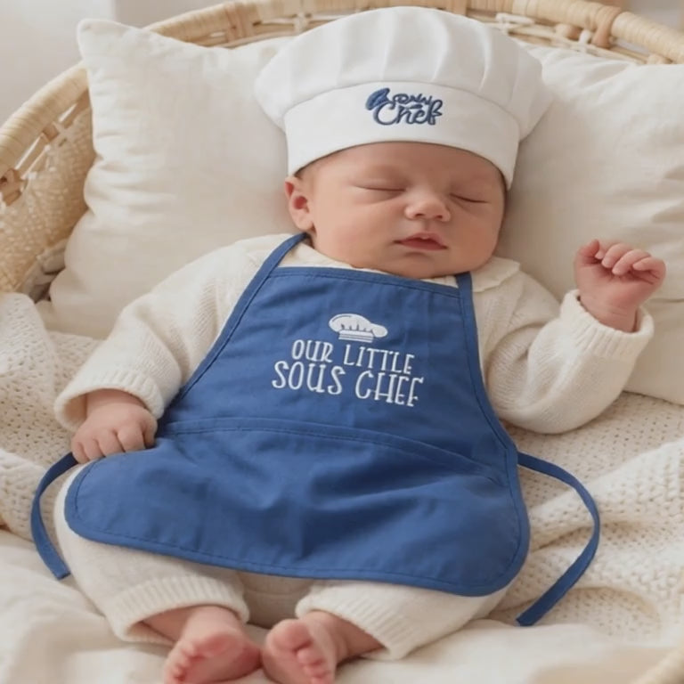 Blue Baby Chef Outfit